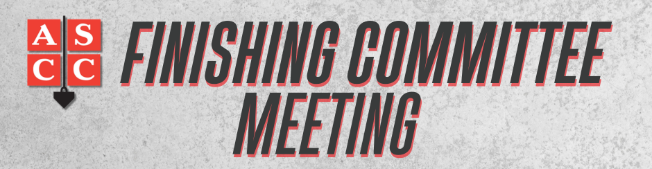 ASCC Finishing Committee Meeting Image